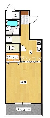 Uマンションの物件間取画像